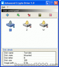 Advanced Crypto Drive screenshot